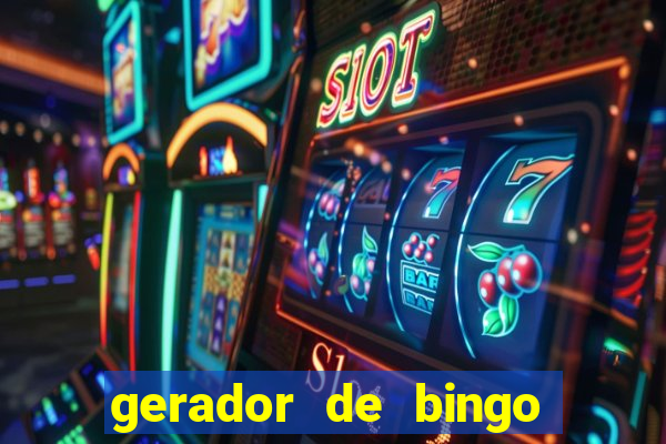 gerador de bingo cha de bebe